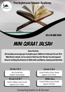 Potchefstroom Islamic Academy – Qiraat Jalsa