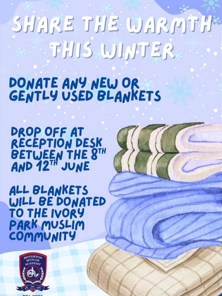 Houghton Muslim Academy – Share the warmth this winter