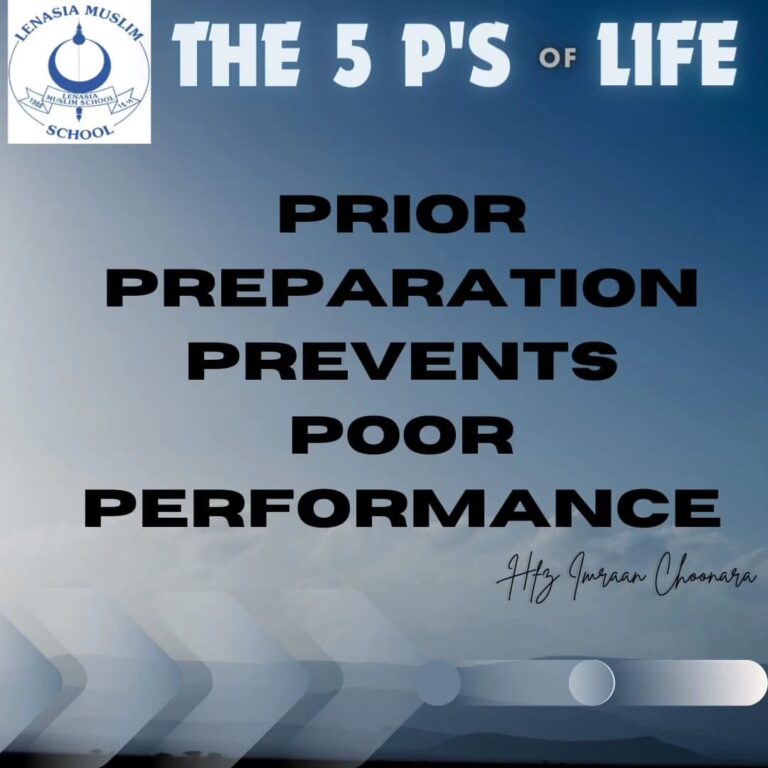 LMS – The 5 P’s of Life