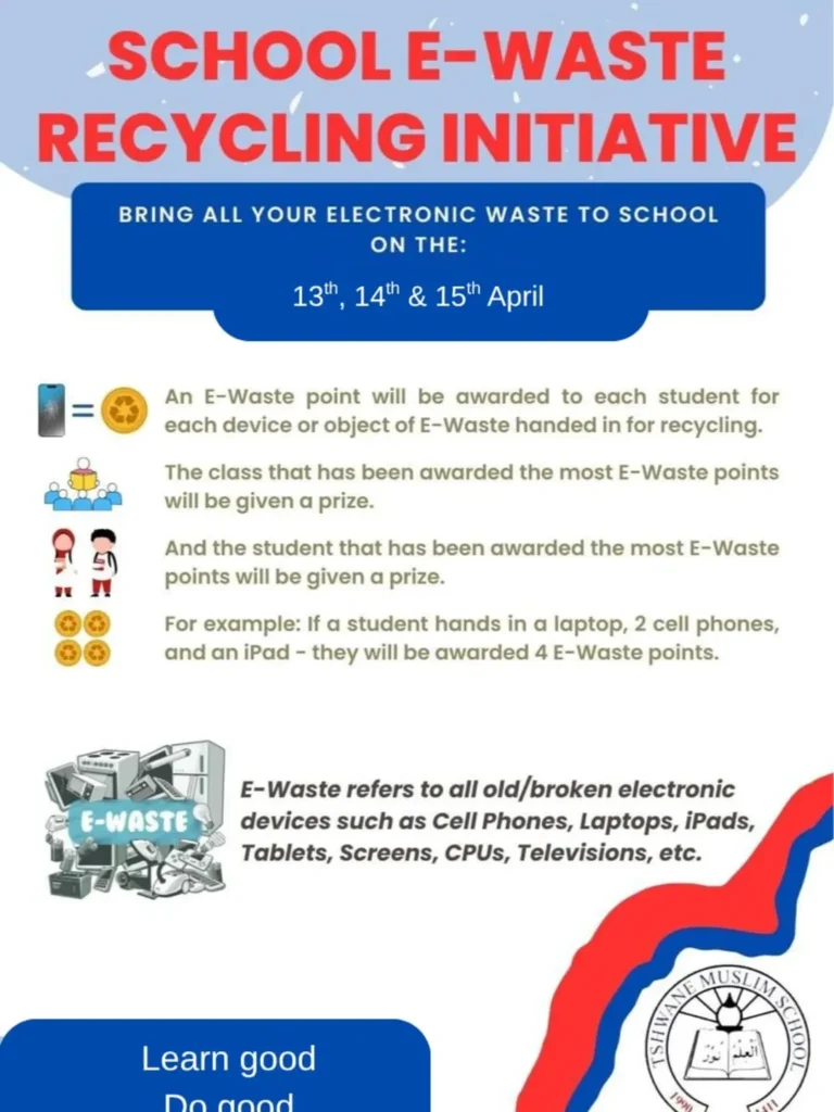 Tshwane Muslim School – E-Waste Initiative